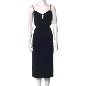 Rebecca Vallance V-Neck Midi Length Dress Rebecca Vallance